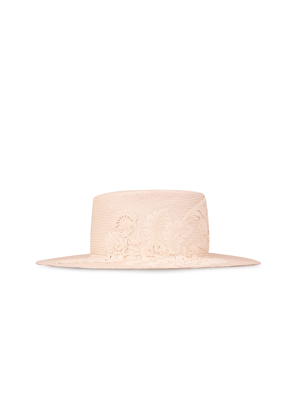 Embroidered Boater