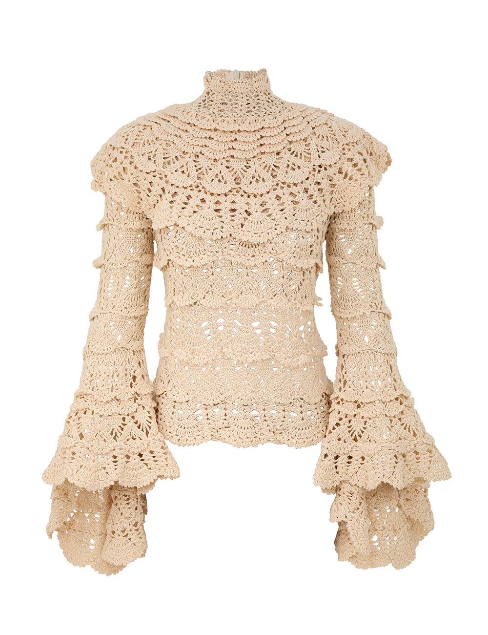 Luna Hand Crochet Sweater