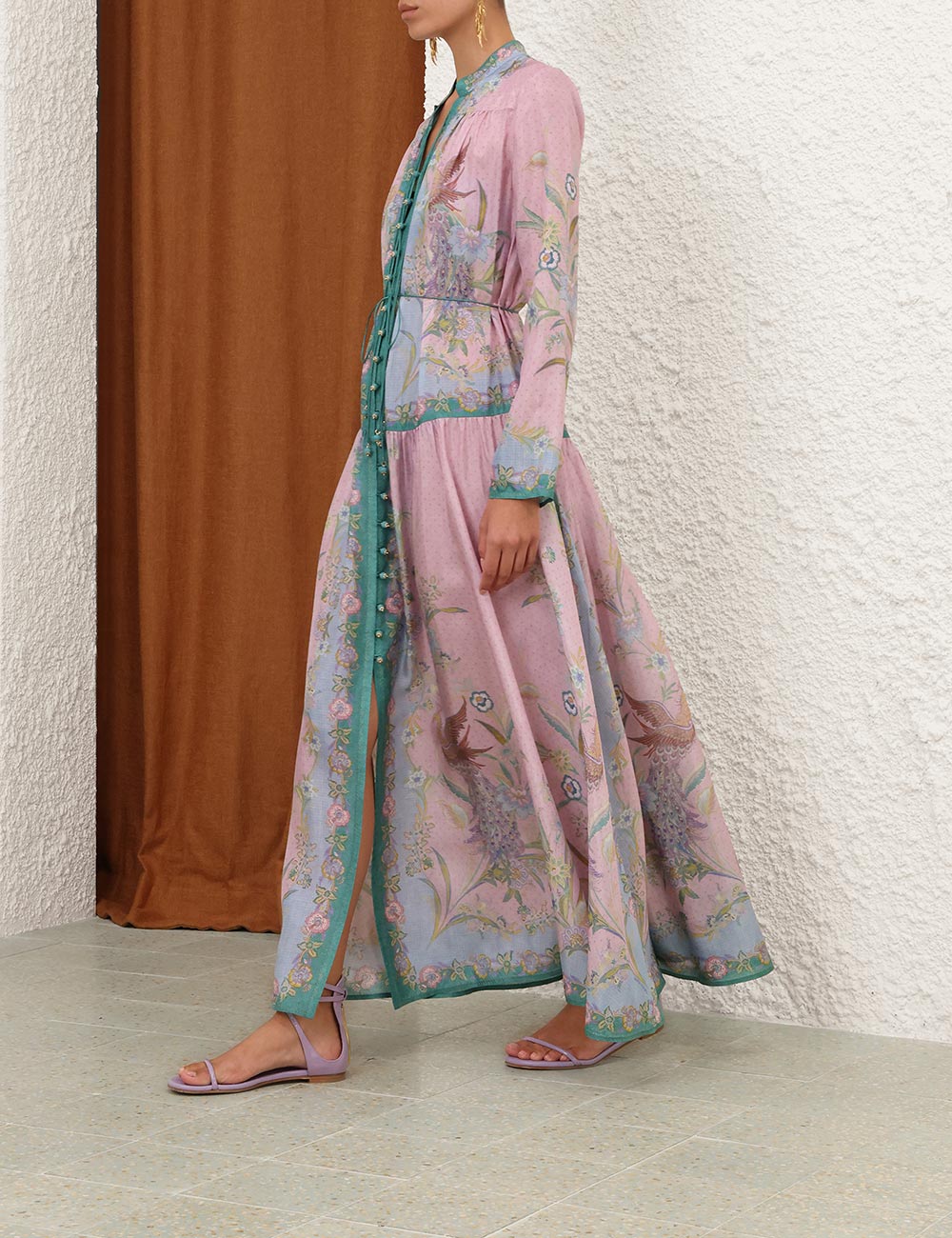Indra Long Sleeve Maxi Dress