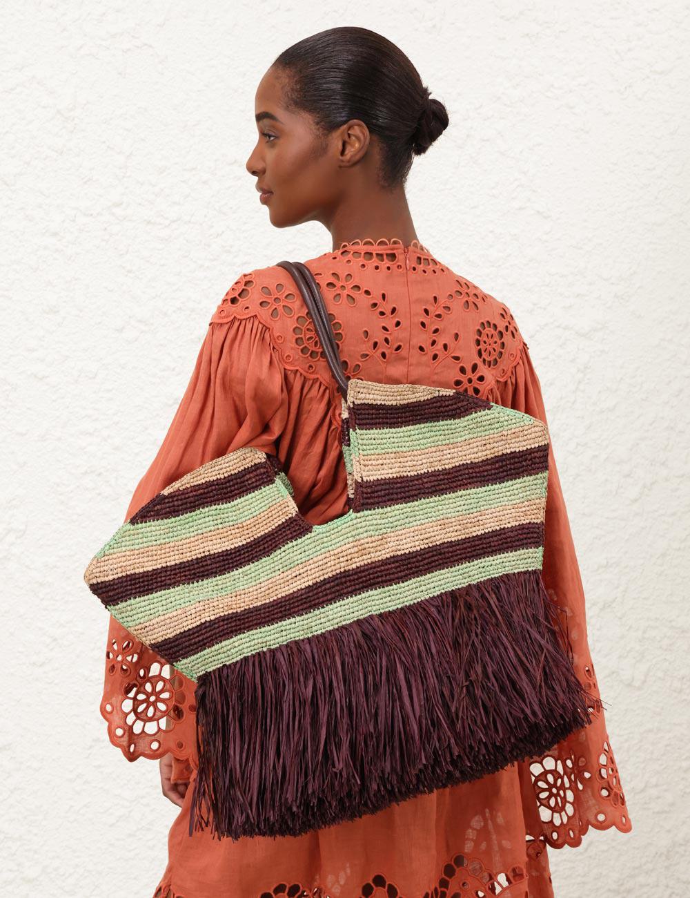 Goldentime Large Fringe Tote