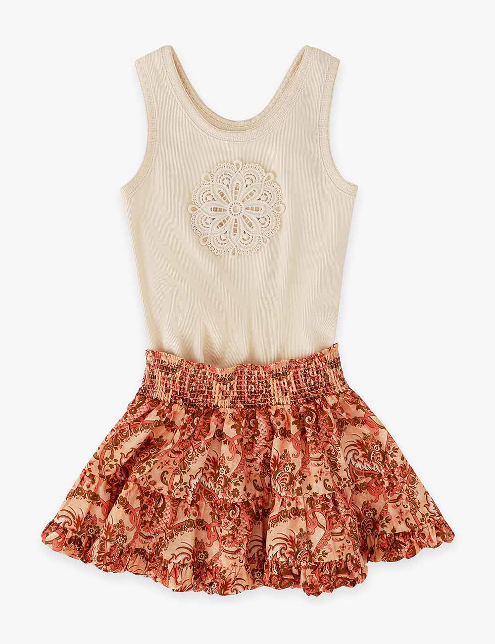 Aster Kids Bubble Hem Skirt