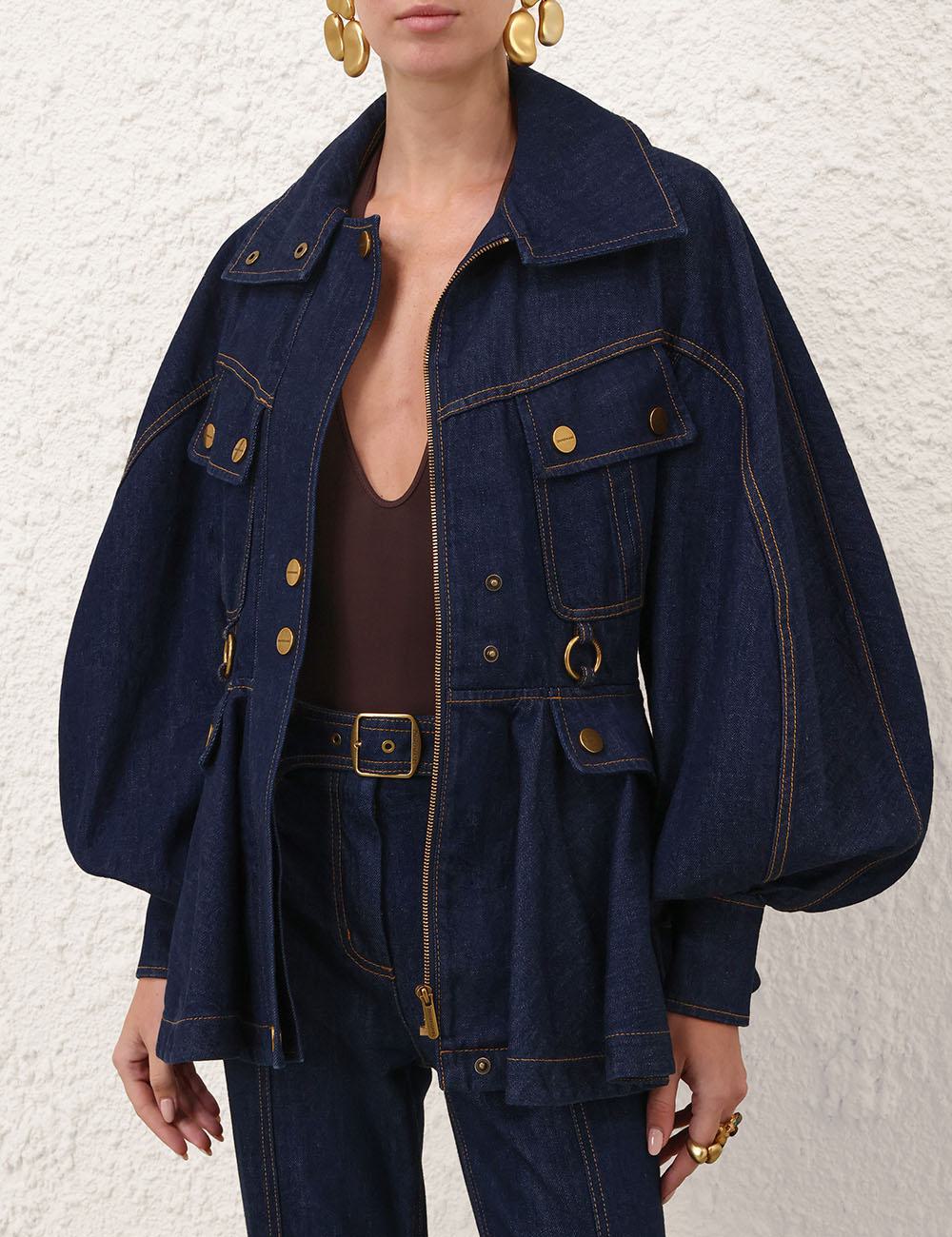 Luna Denim Utility Jacket