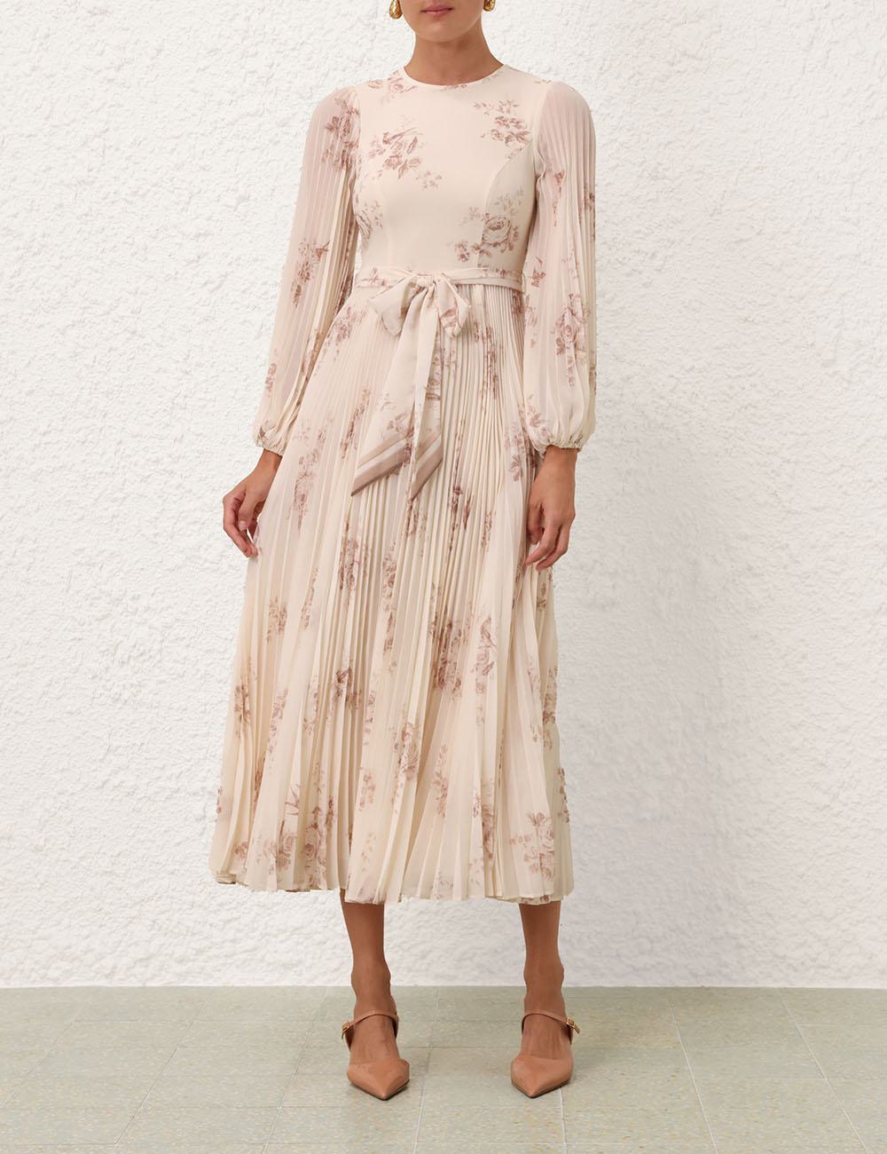Sunray Long Sleeve Dress