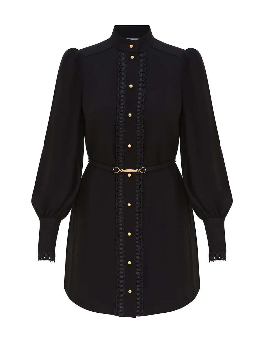 Trim Utility Mini Dress