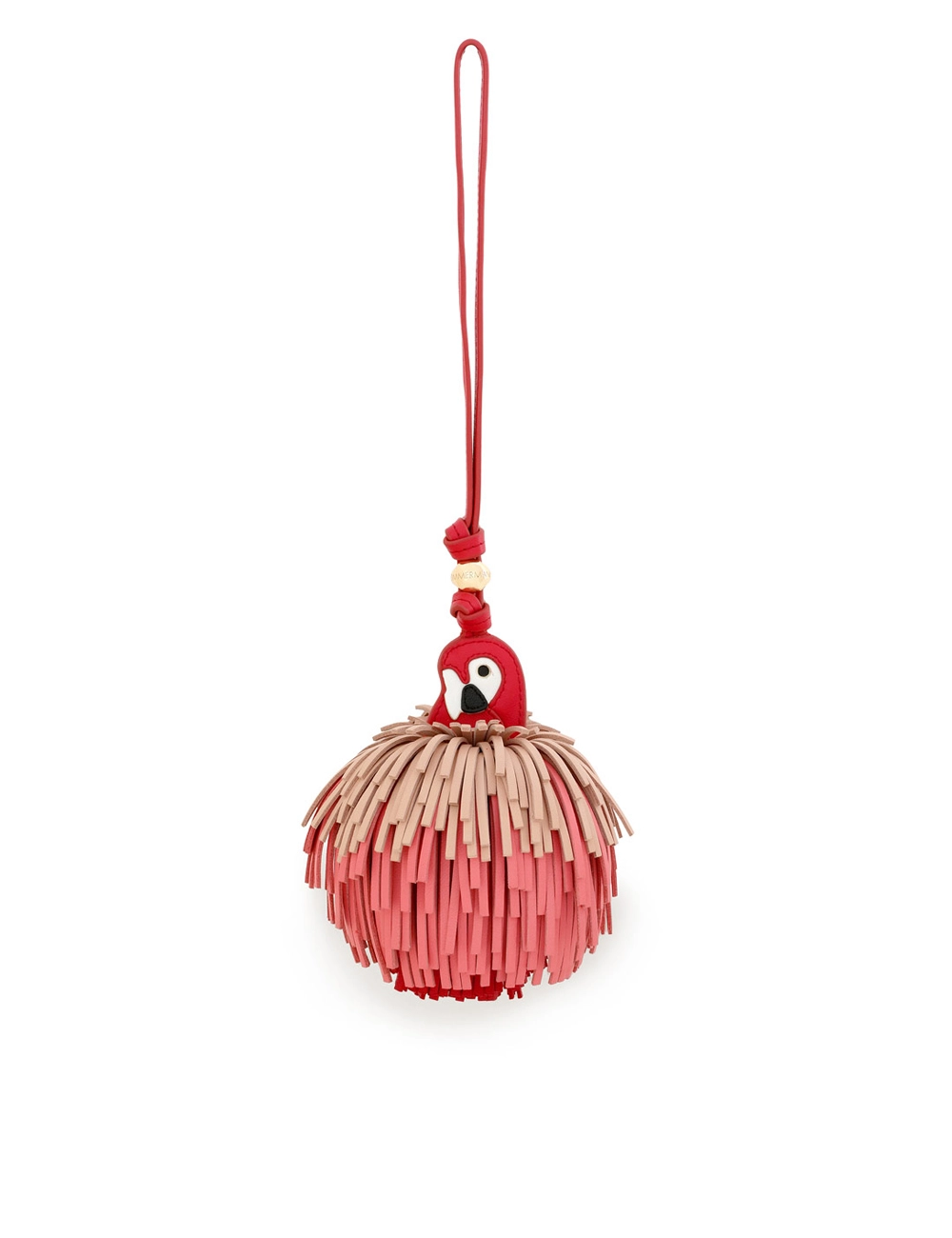 Parrot Fringe Bag Charm