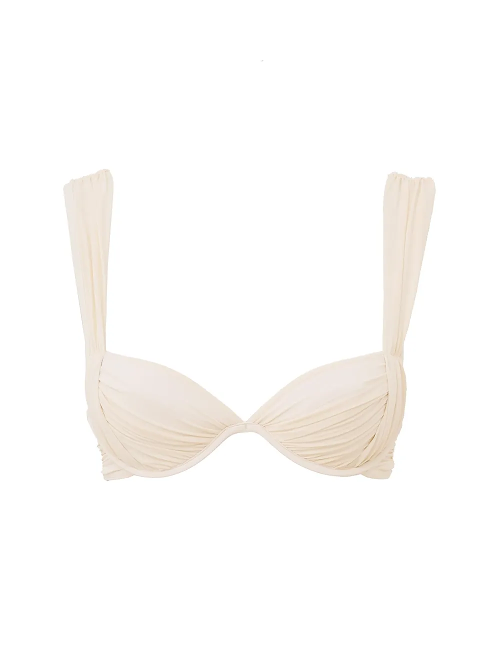 Roselight Drape Bikini Top