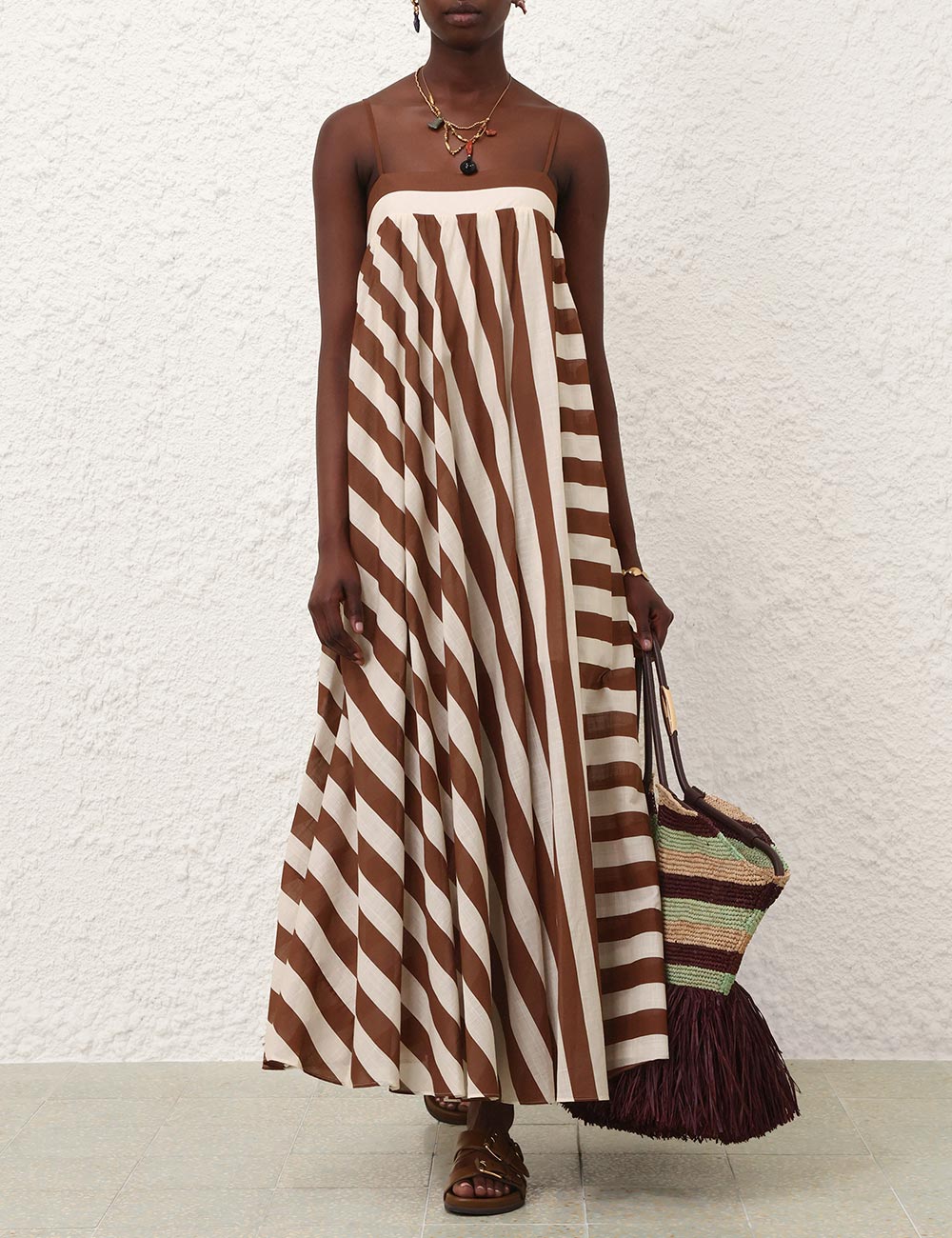 Daylight Stripe Maxi Dress
