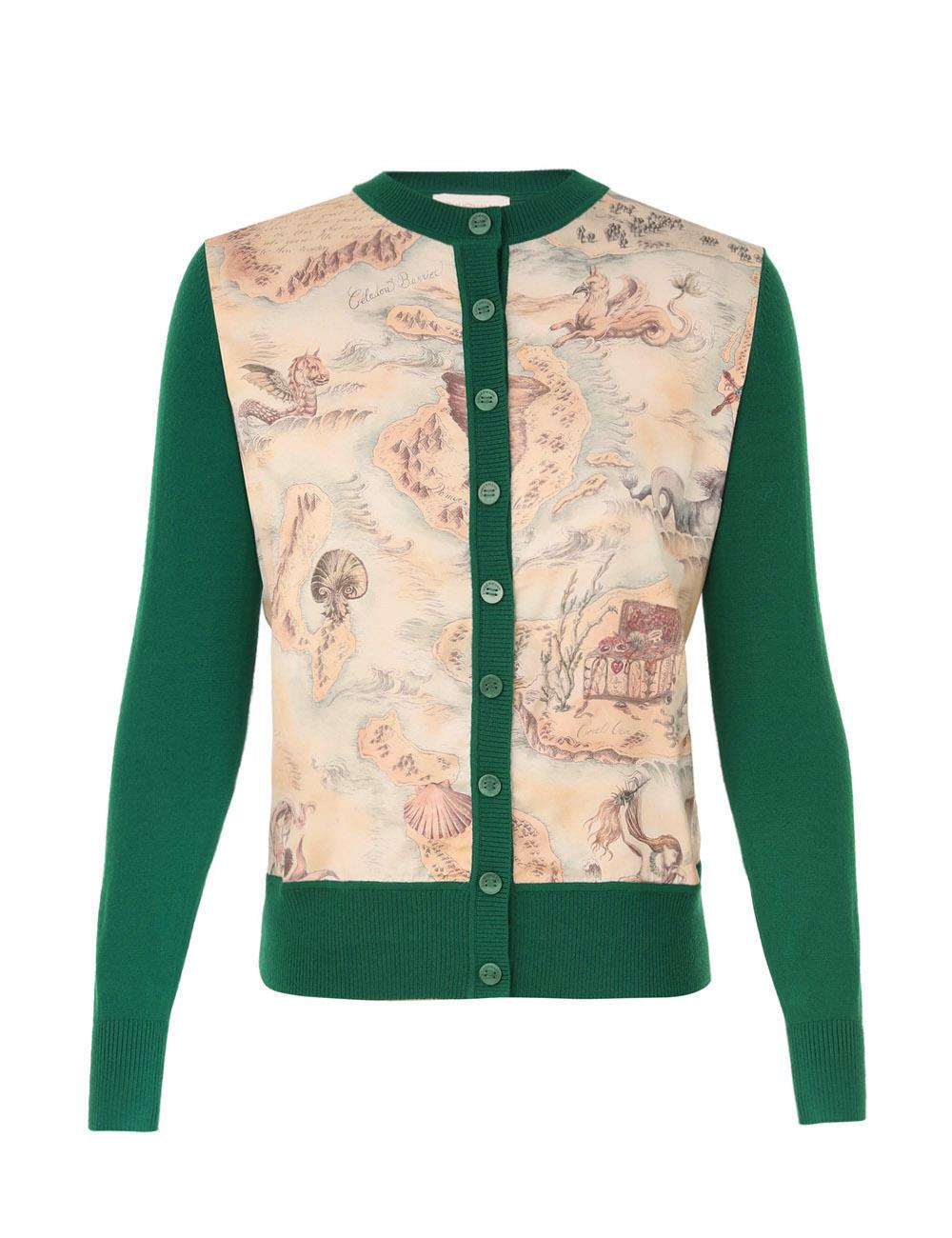 Rebellion Silk Front Cardigan