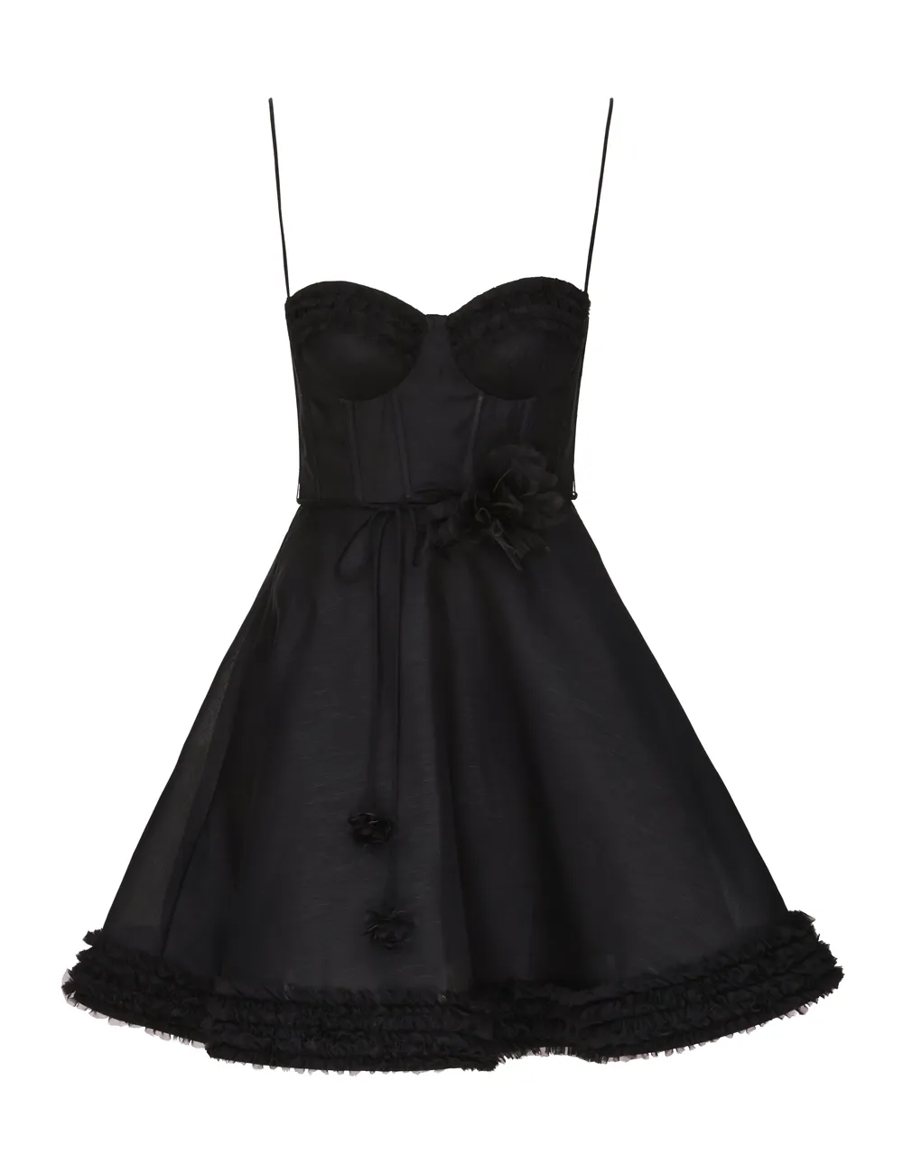 Luna Ruffle Mini Dress