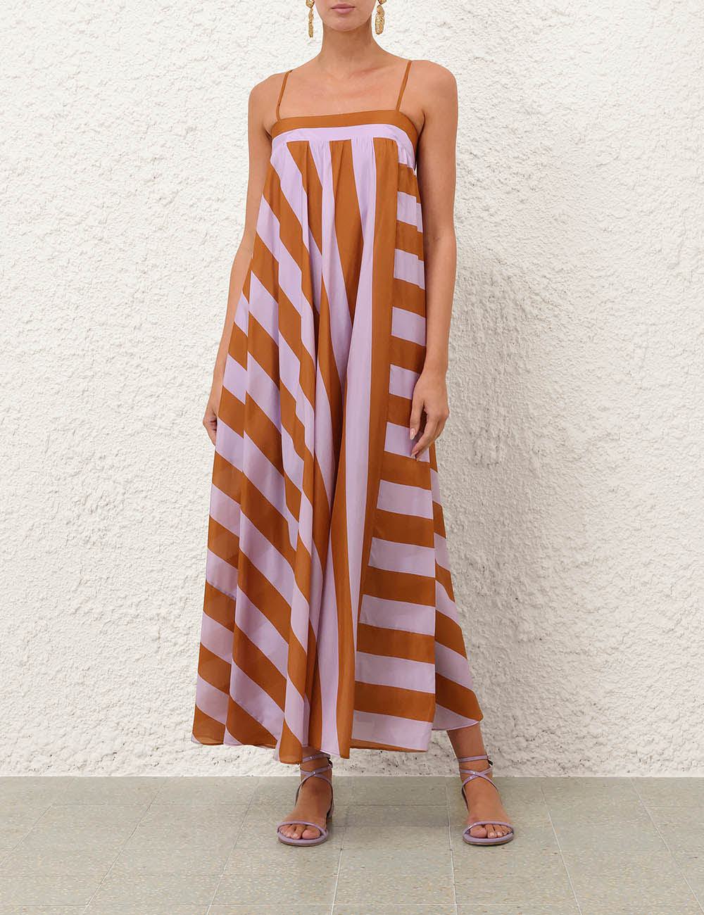 Indra Stripe Maxi Dress