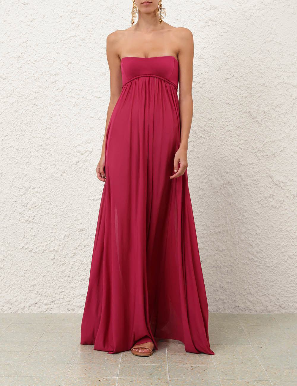 Luna Jersey Bandeau Gown