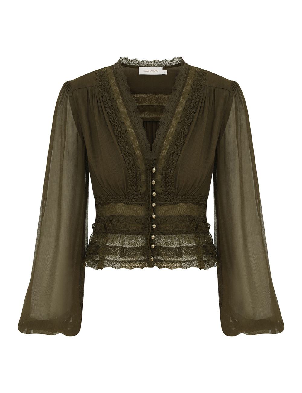 Luna V Neck Blouse