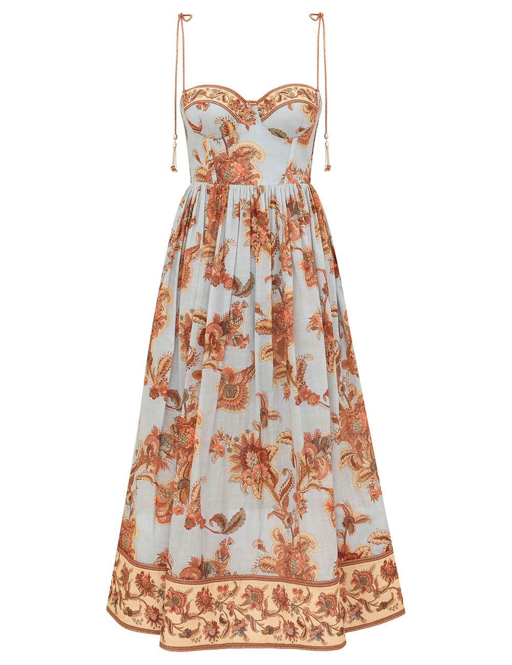 Aster Corset Midi Dress