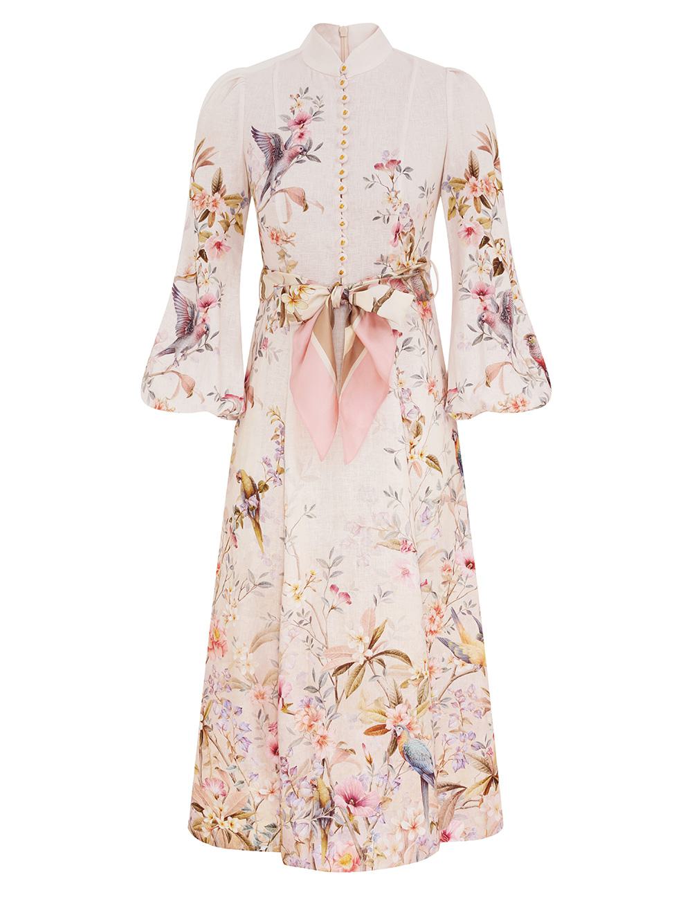 Rebellion Button Midi Dress