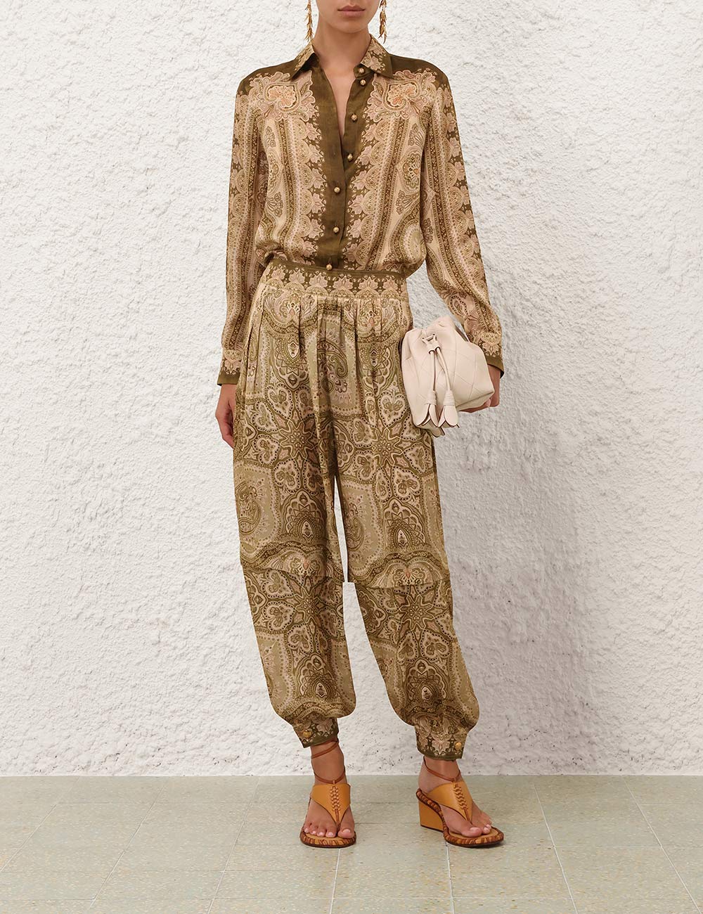 Luna Satin Harem Pant