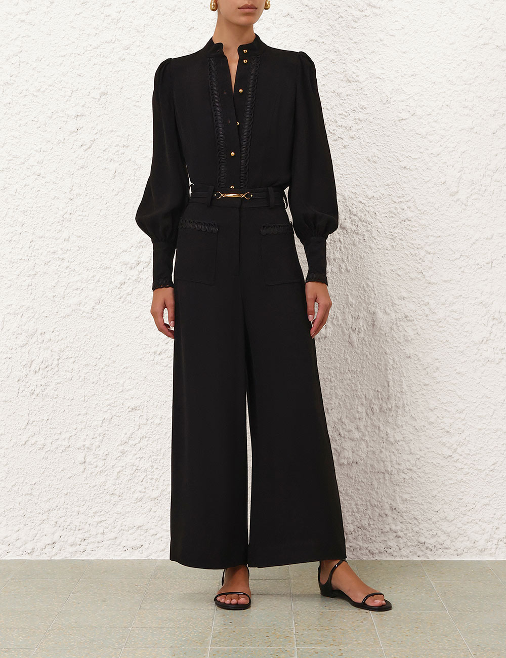 Trim Culotte Pant