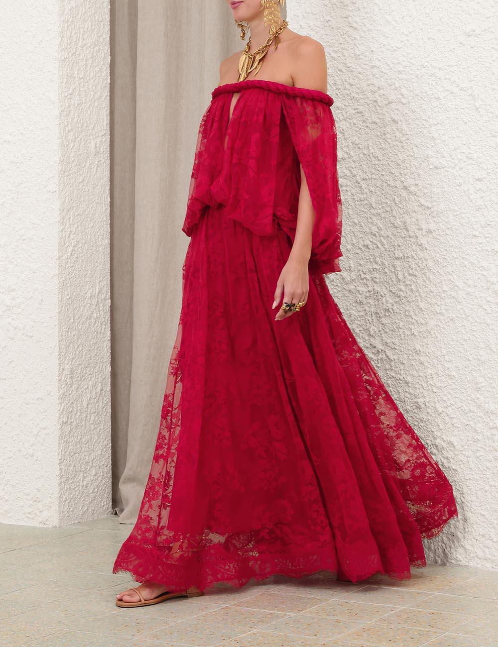 Luna Lace Billow Gown