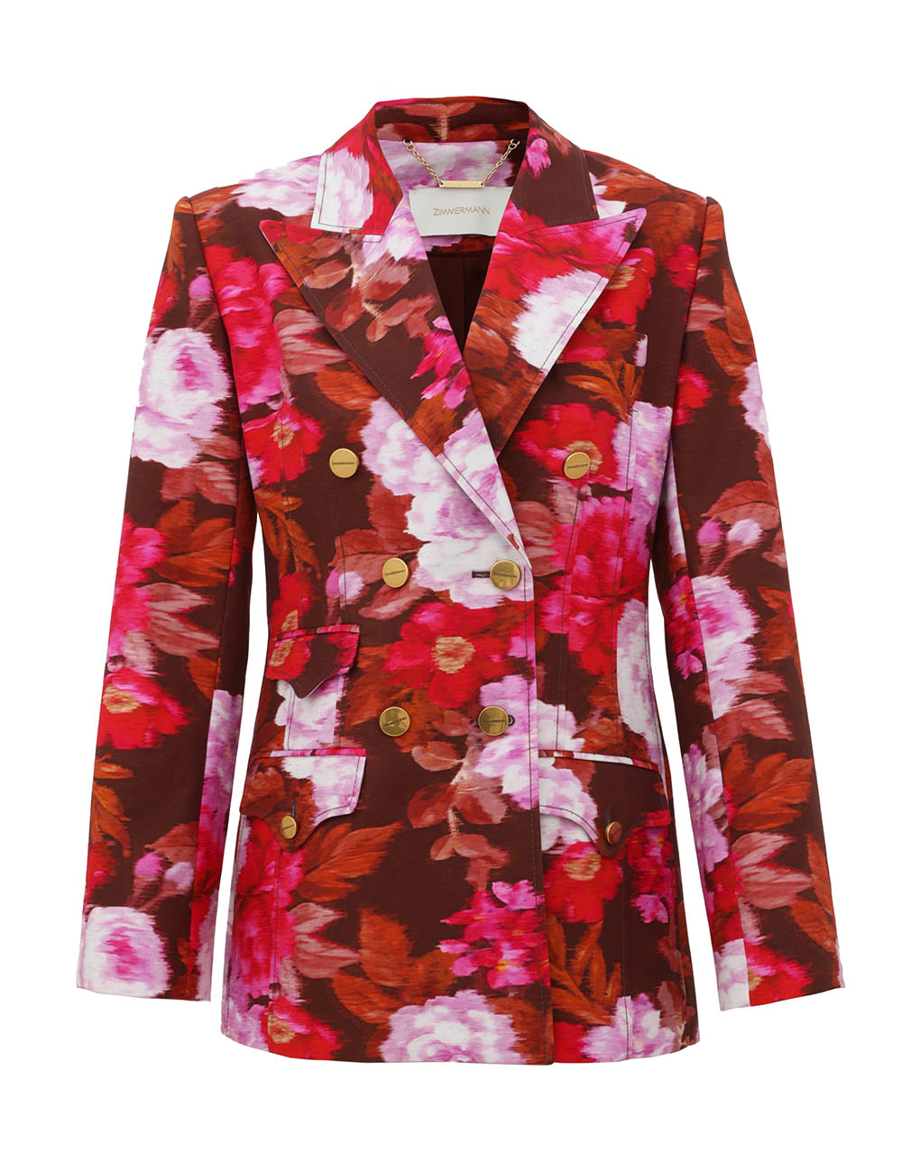 Luna Printed Drill Blazer