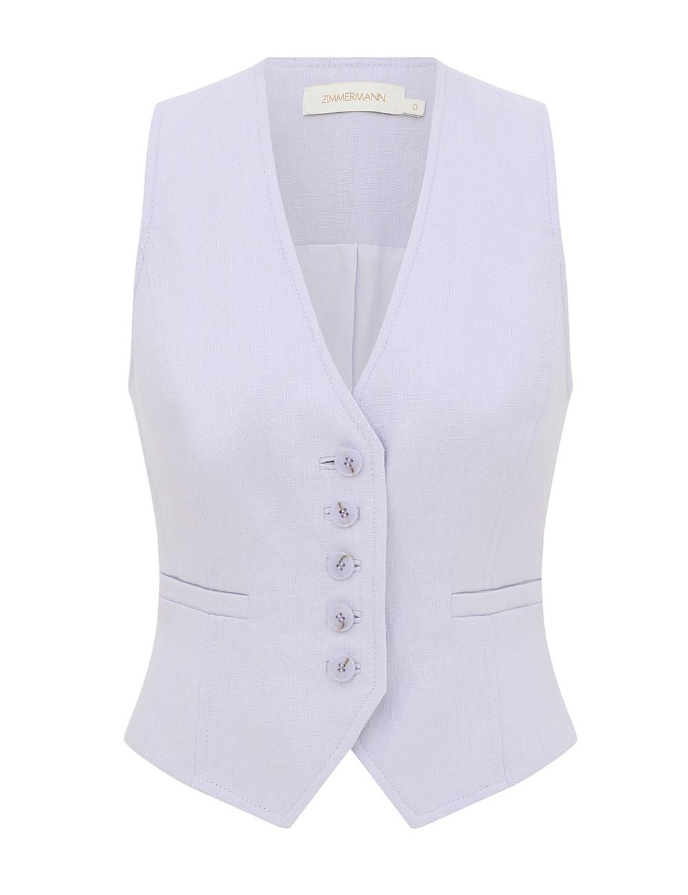 Luna Linen Waistcoat