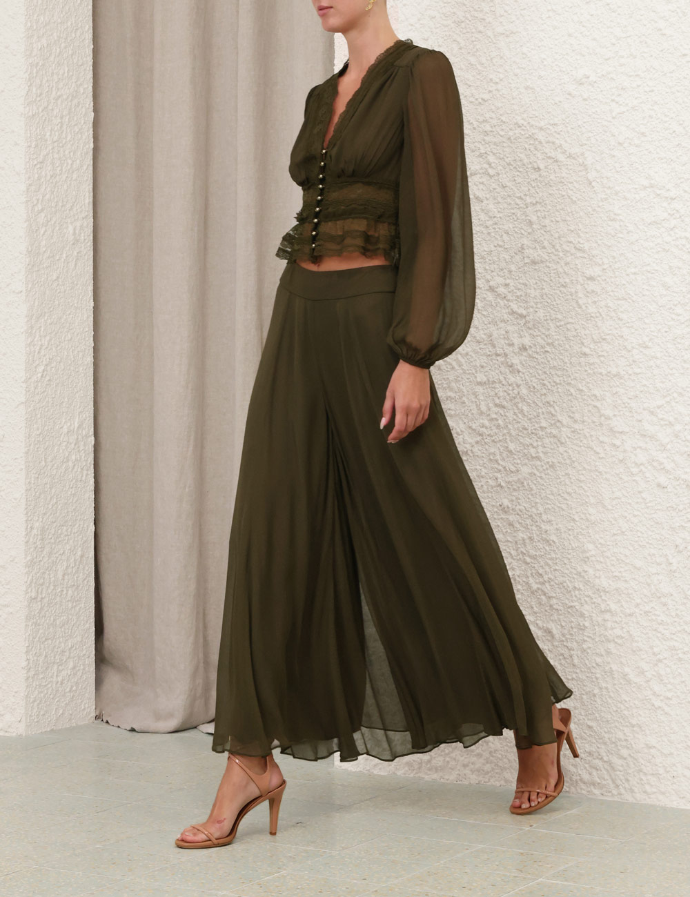 Luna V Neck Blouse
