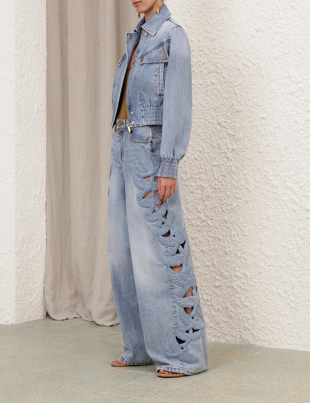 Denim Bomber Jacket