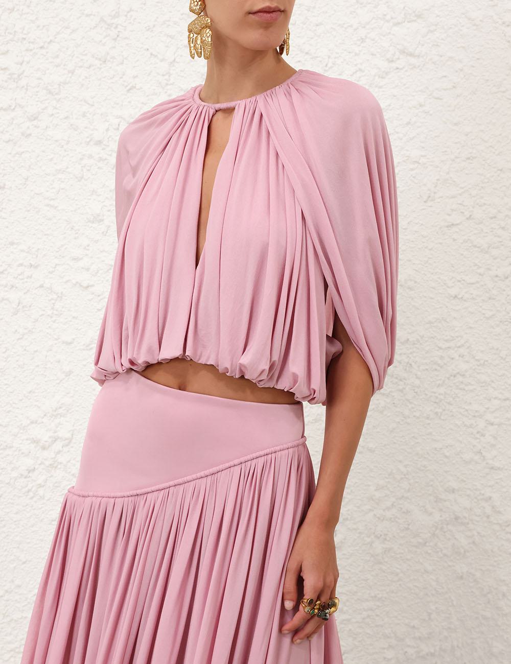 Alchemy Caped Blouse
