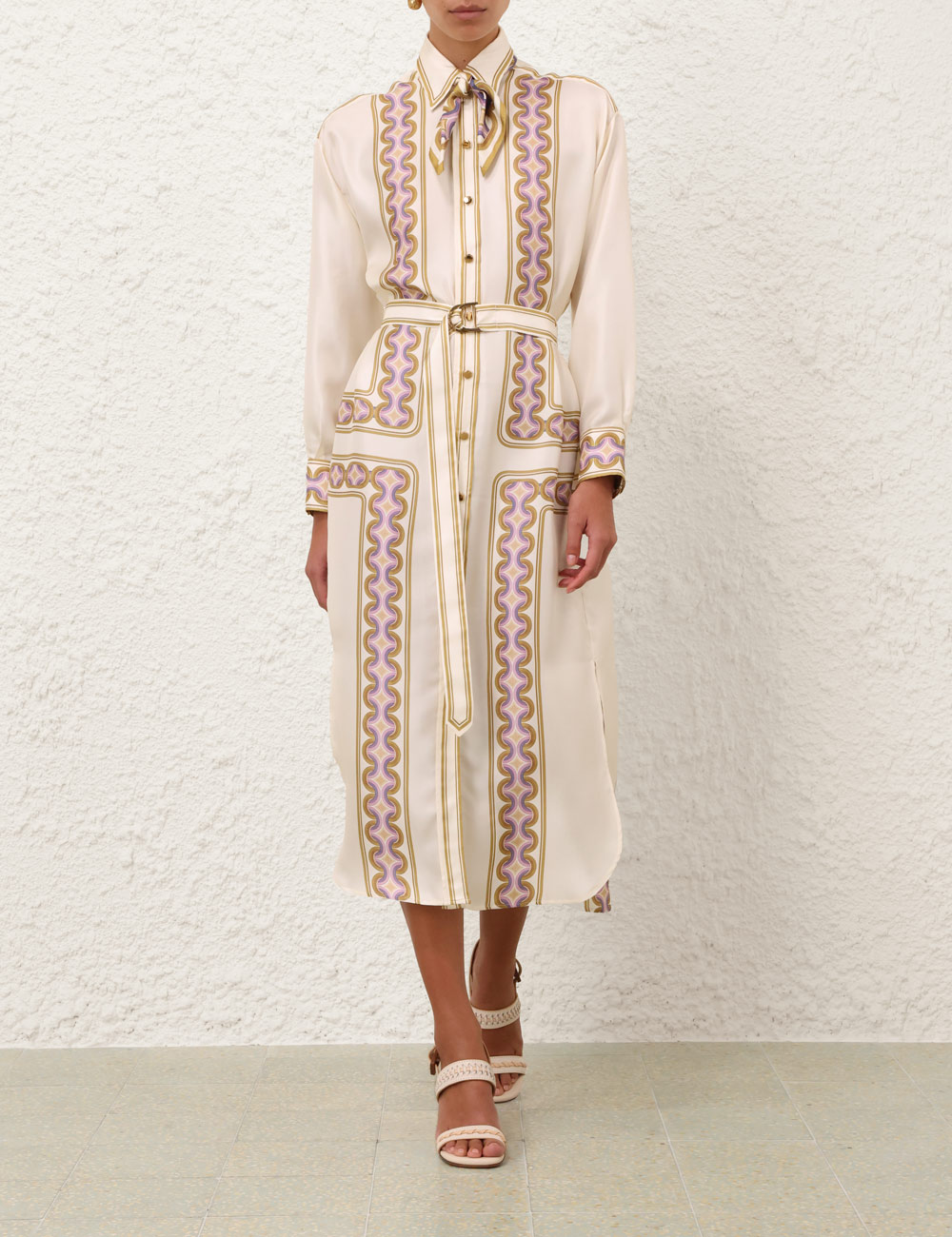 Luna Retro Midi Dress