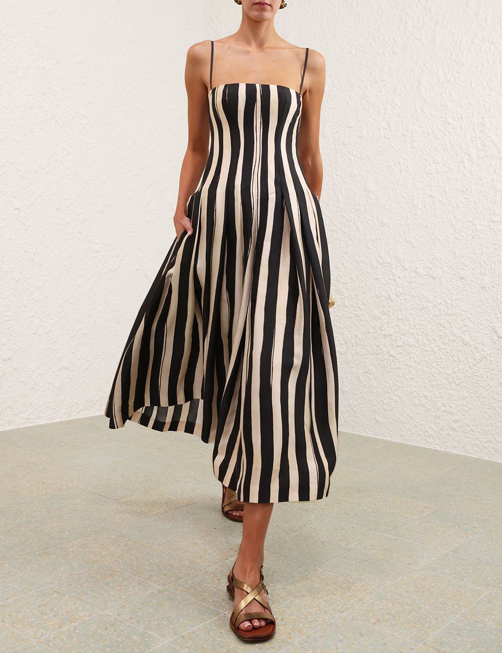 Rebellion Paint Stripe Gown