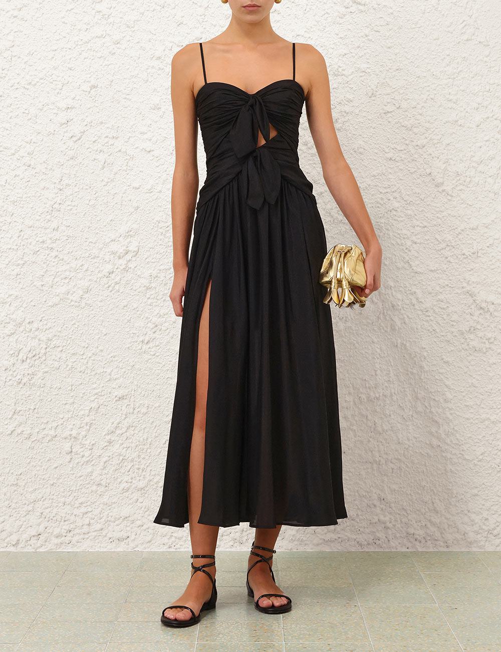 Aster Scarf Midi Dress