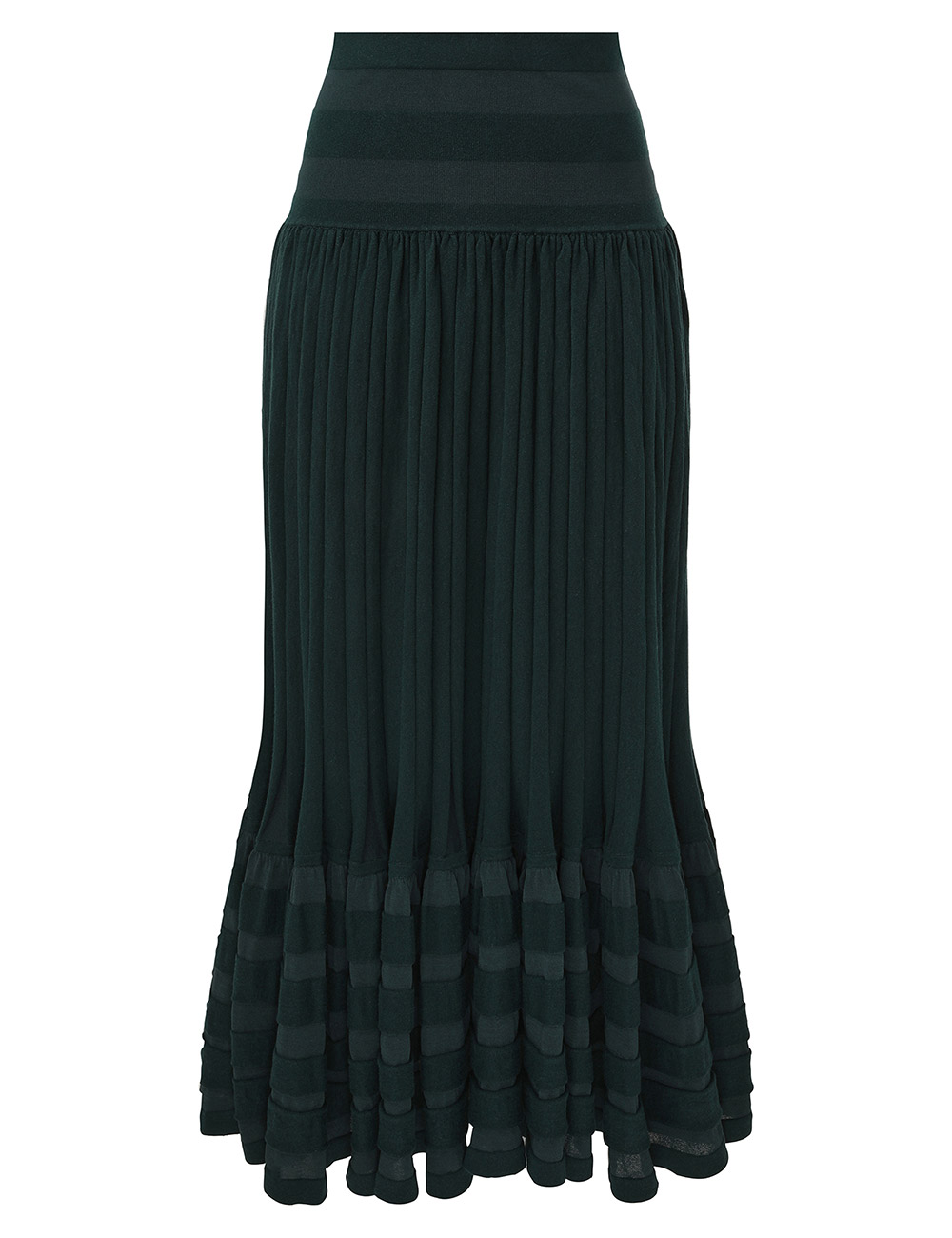 Rebellion Gathered Midi Skirt
