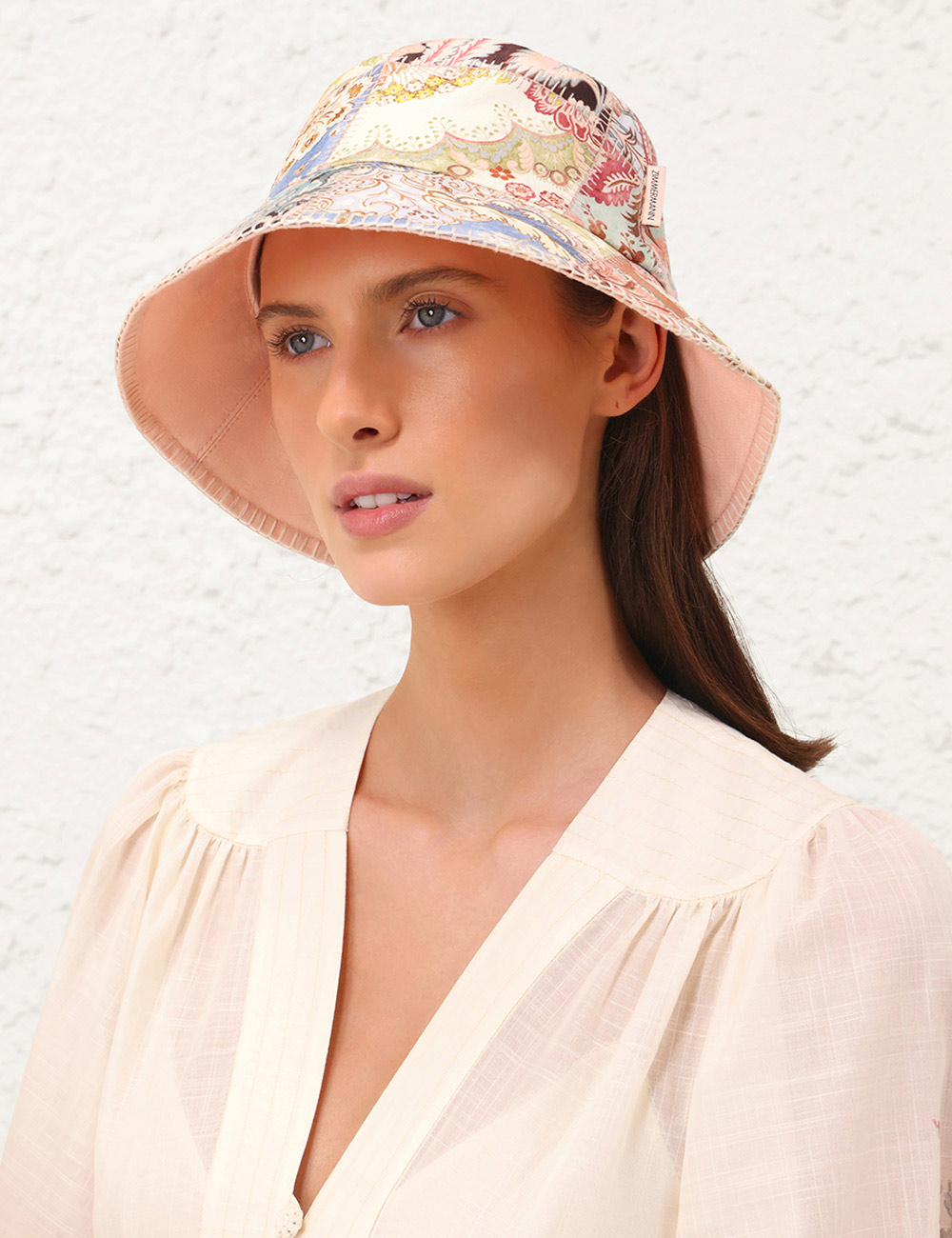 Printed Canvas Bucket Hat