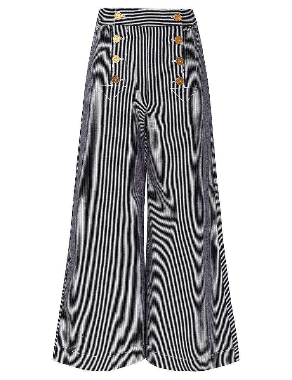 Patience Striped Denim Jean