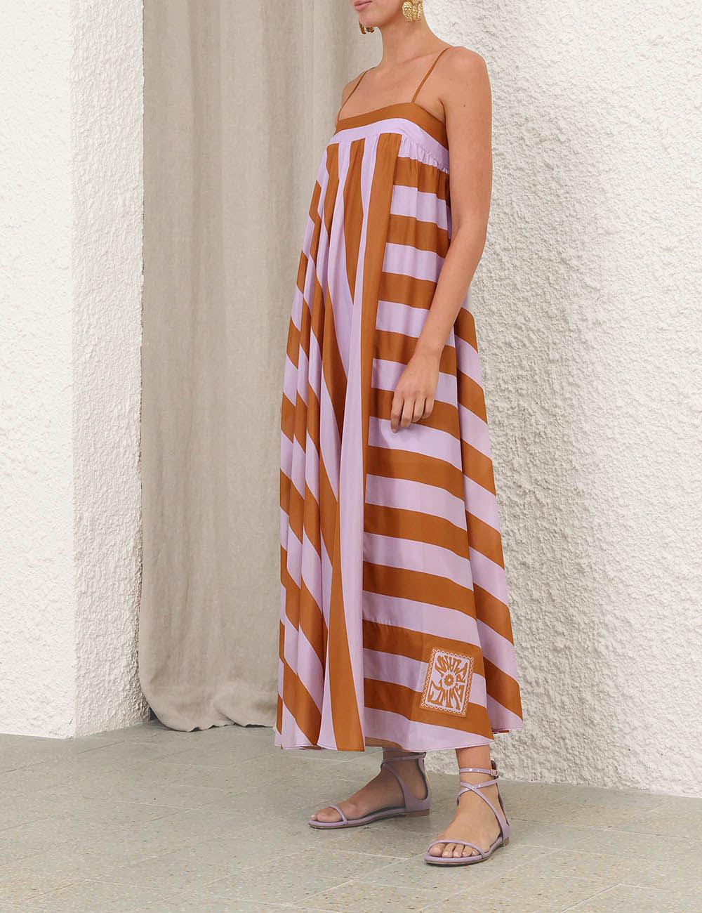 Indra Stripe Maxi Dress