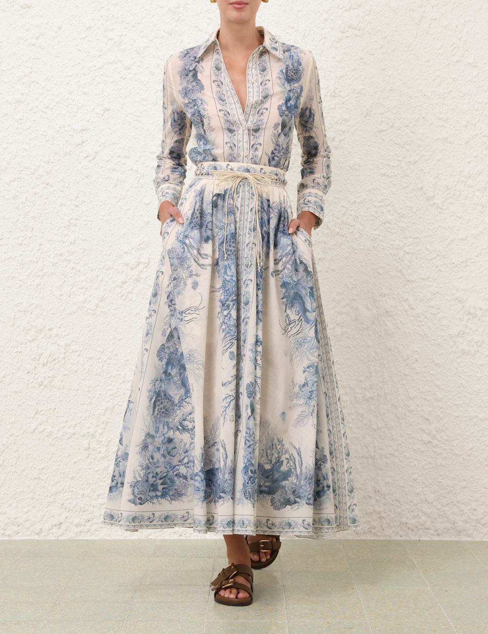 Wanderlust A-Line Maxi Skirt