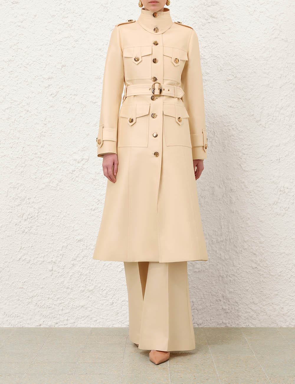 Luna Wool Silk Coat