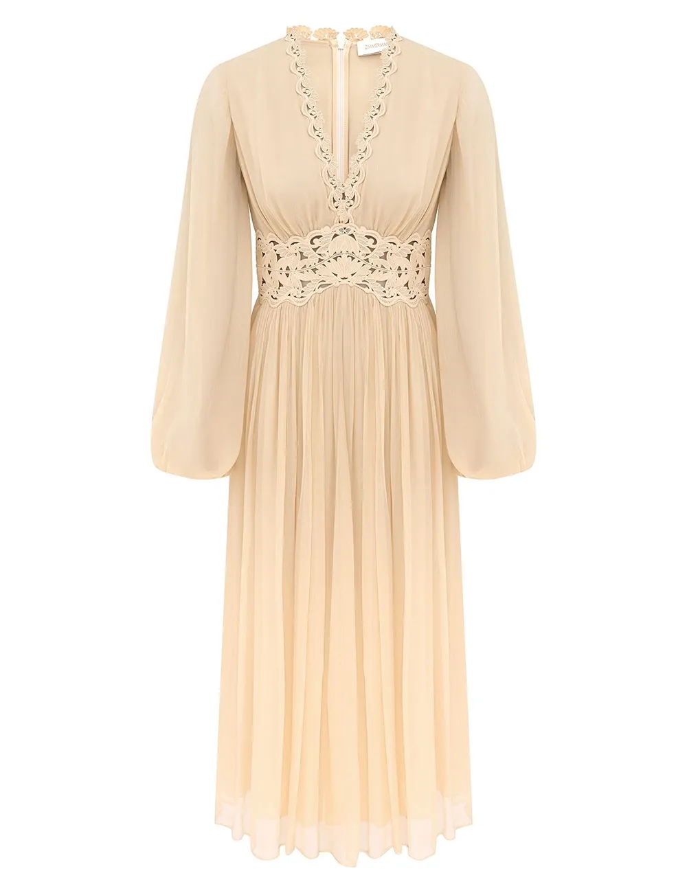 Luna Billow Midi Dress