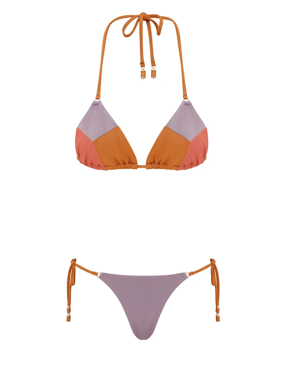 Indra Metallic Spliced Bikini