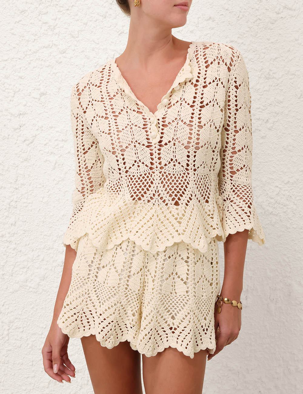 Awaken Lace Crochet Top