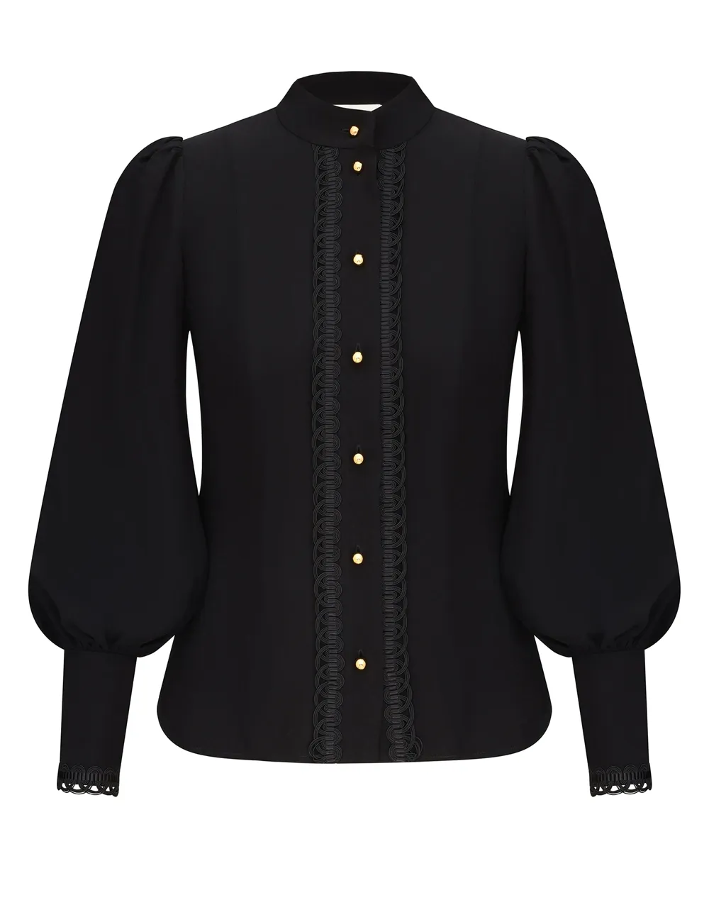 Trim Utility Blouse