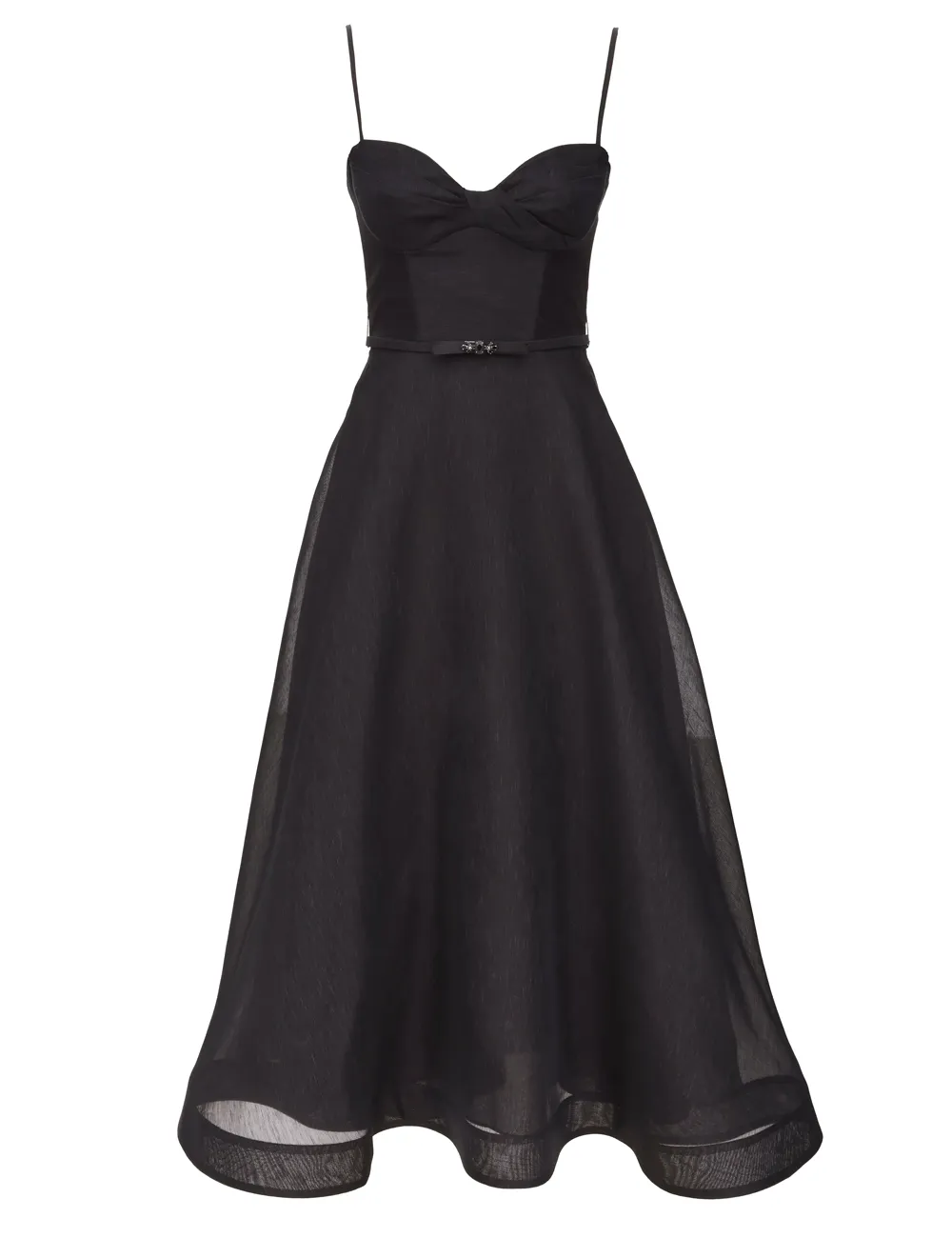 Luna Structured Midi Dress