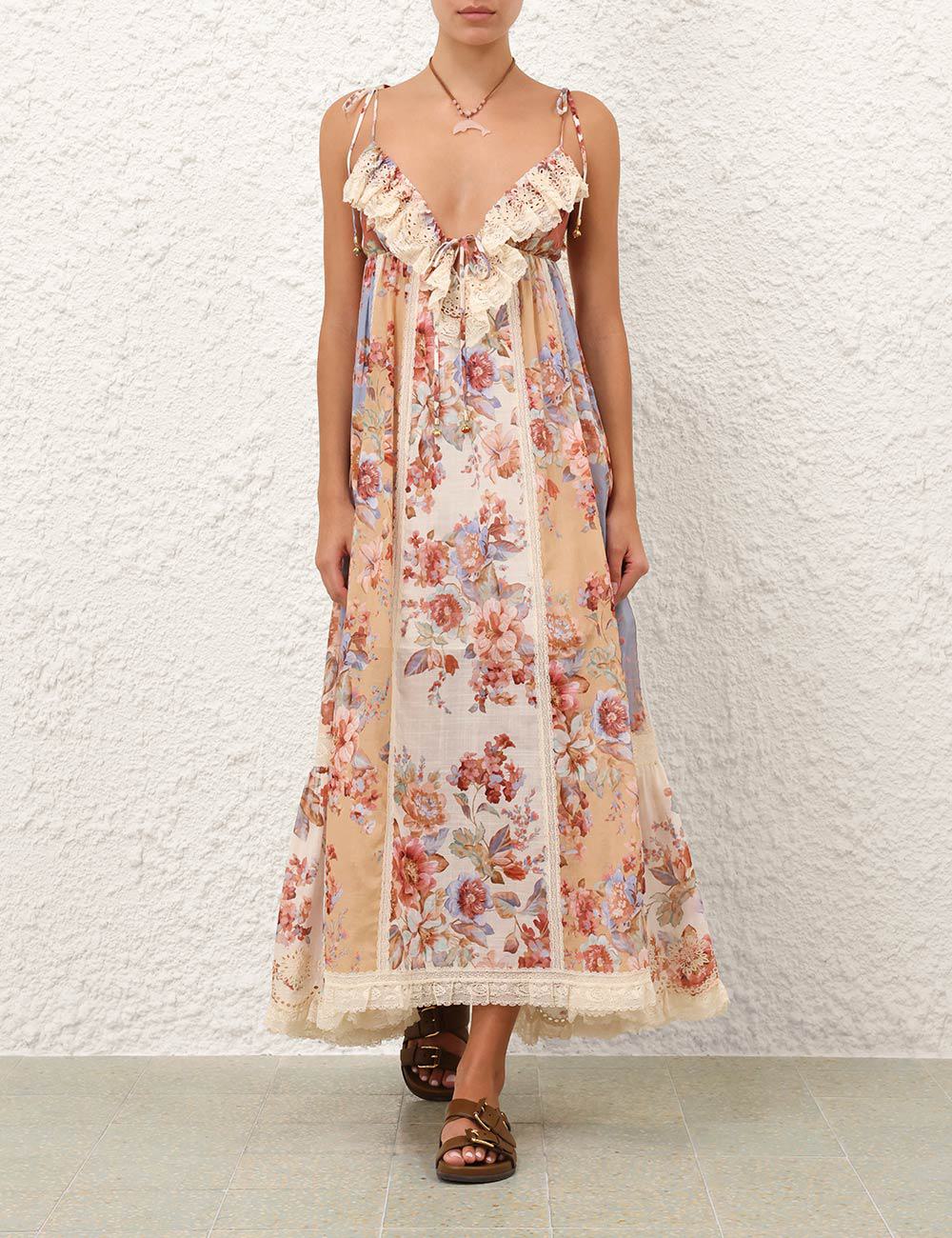 Awaken Lace Trim Dress