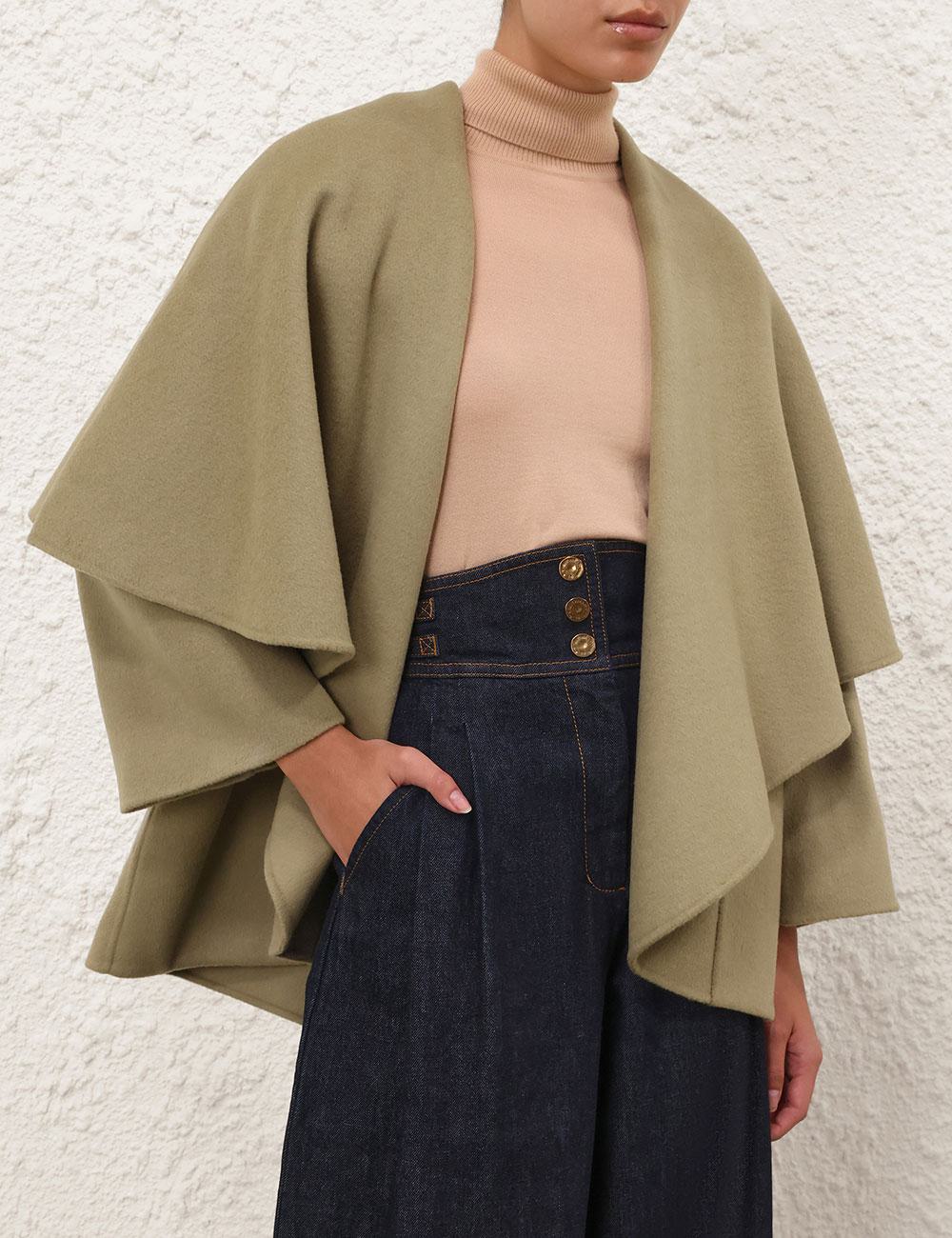 Rebellion Tie Neck Cape