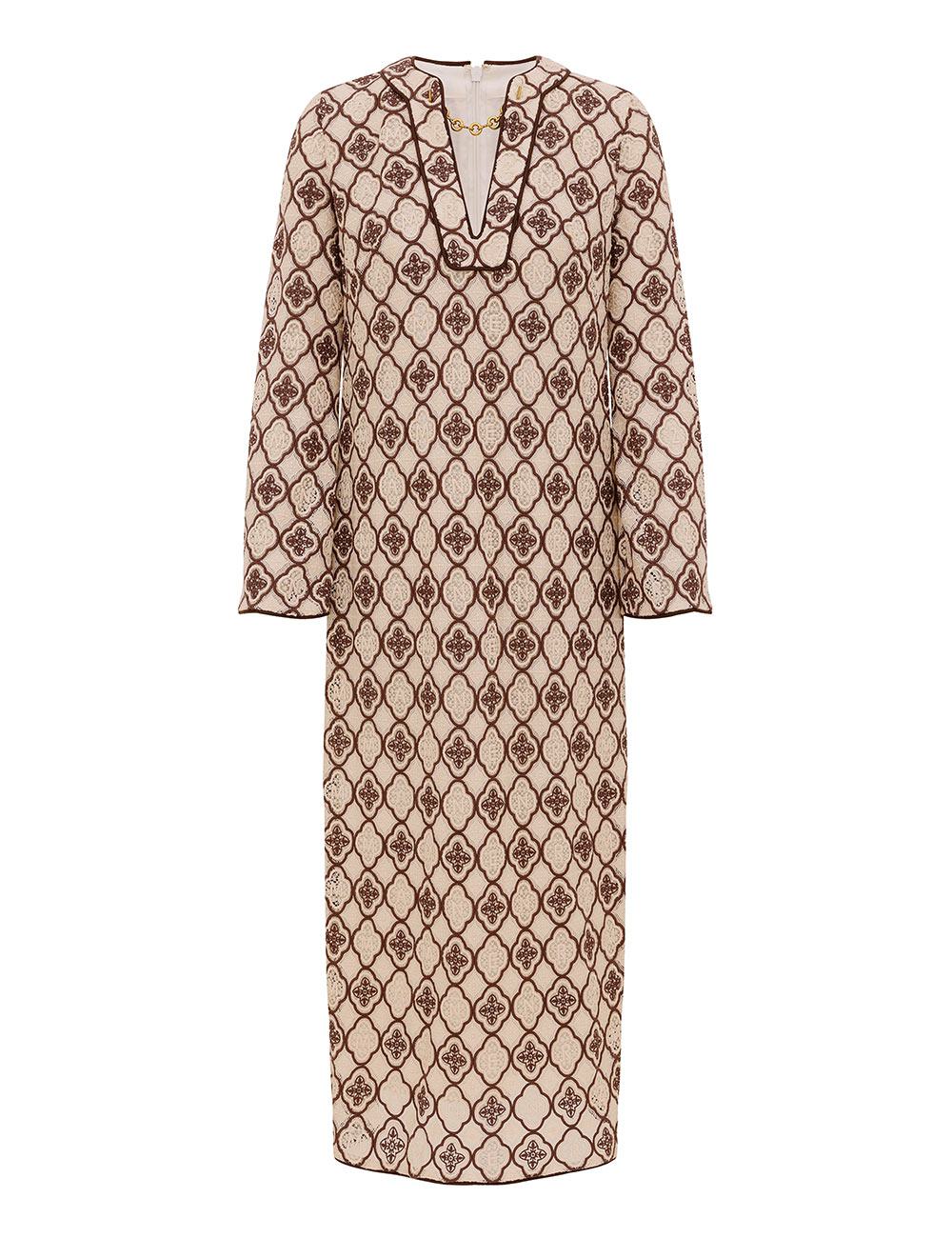 Luna Guipure Midi Dress