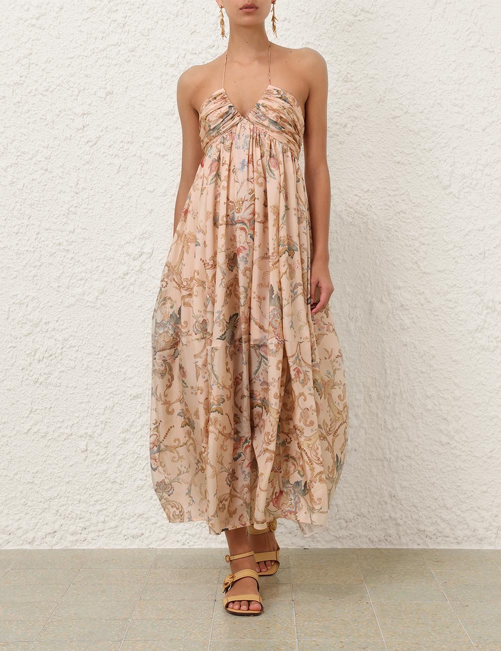 Roselight Halter Maxi Dress