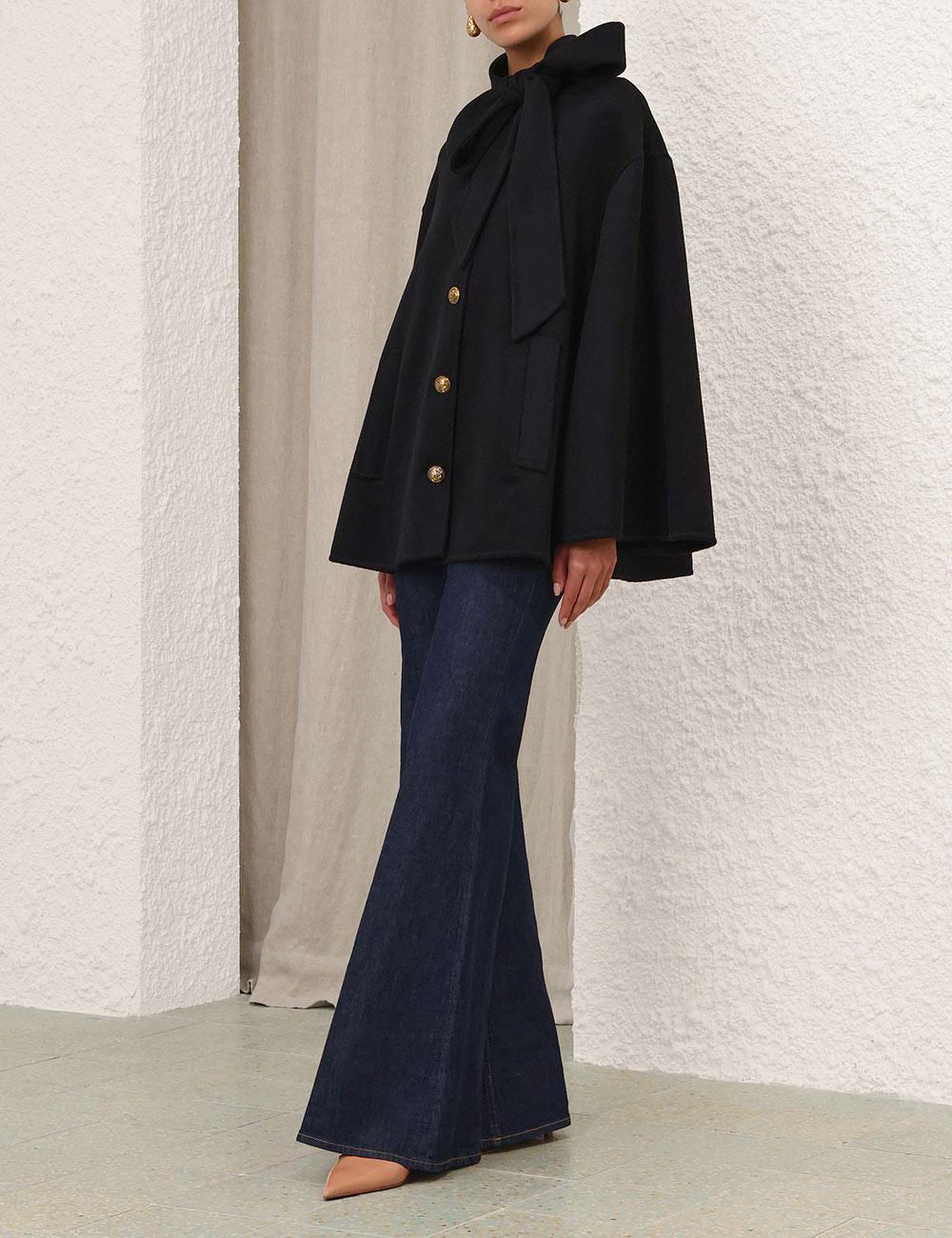 Luna Pussybow Coat