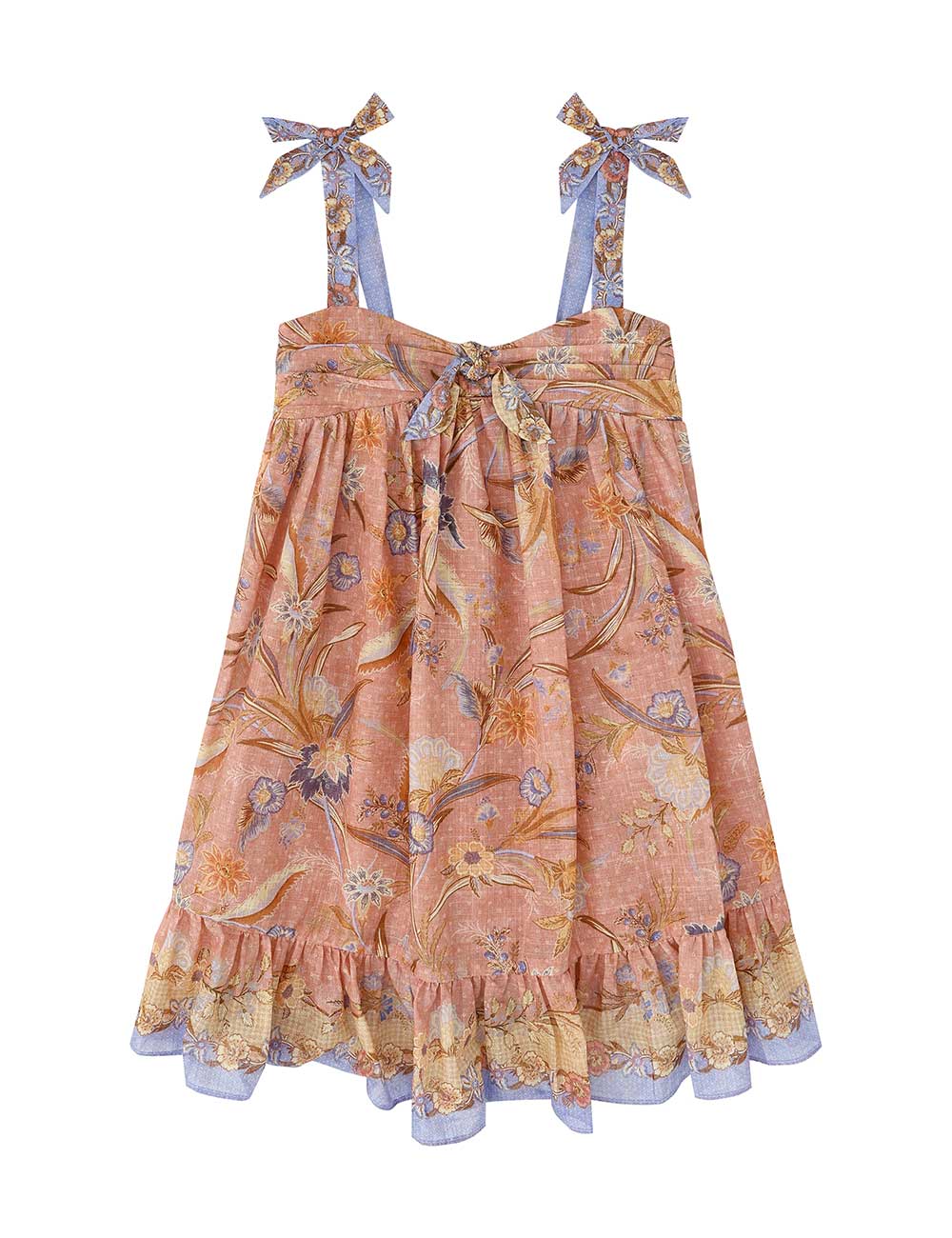 Indra Kids Tie Front Dress