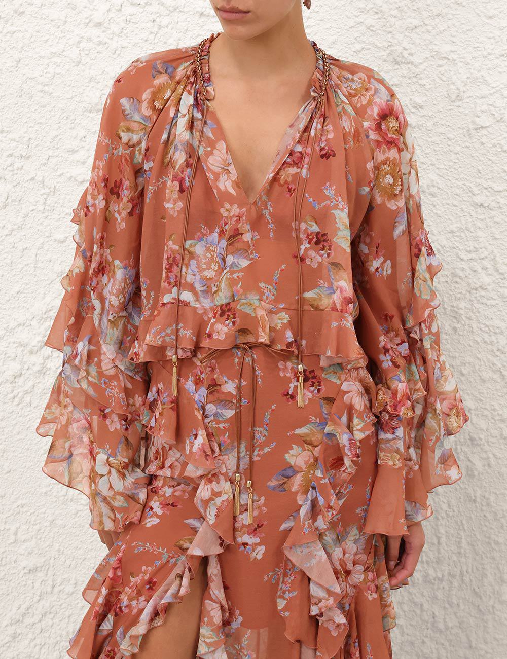 Awaken Ruffle Blouse