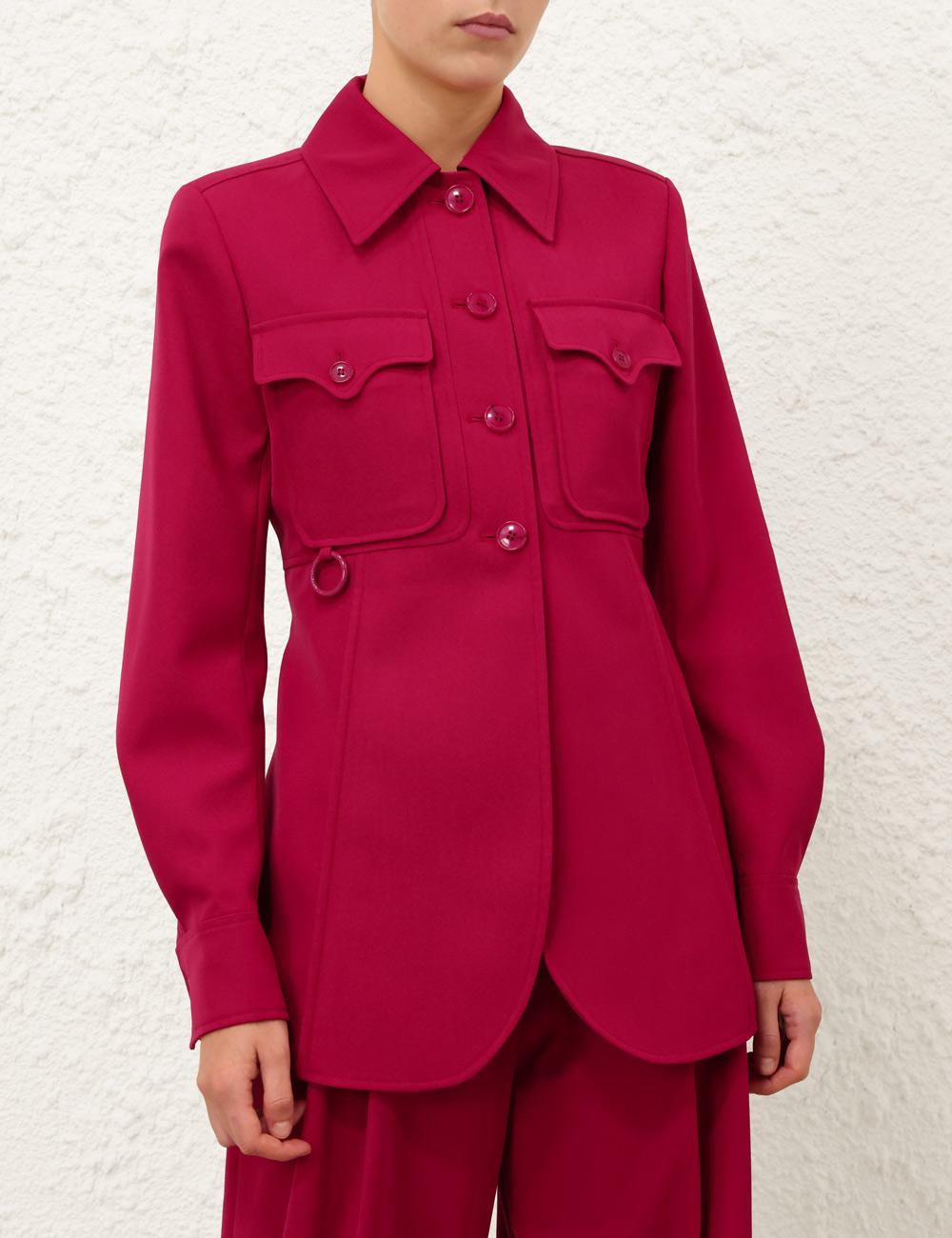 Luna Wool Pocket Blazer