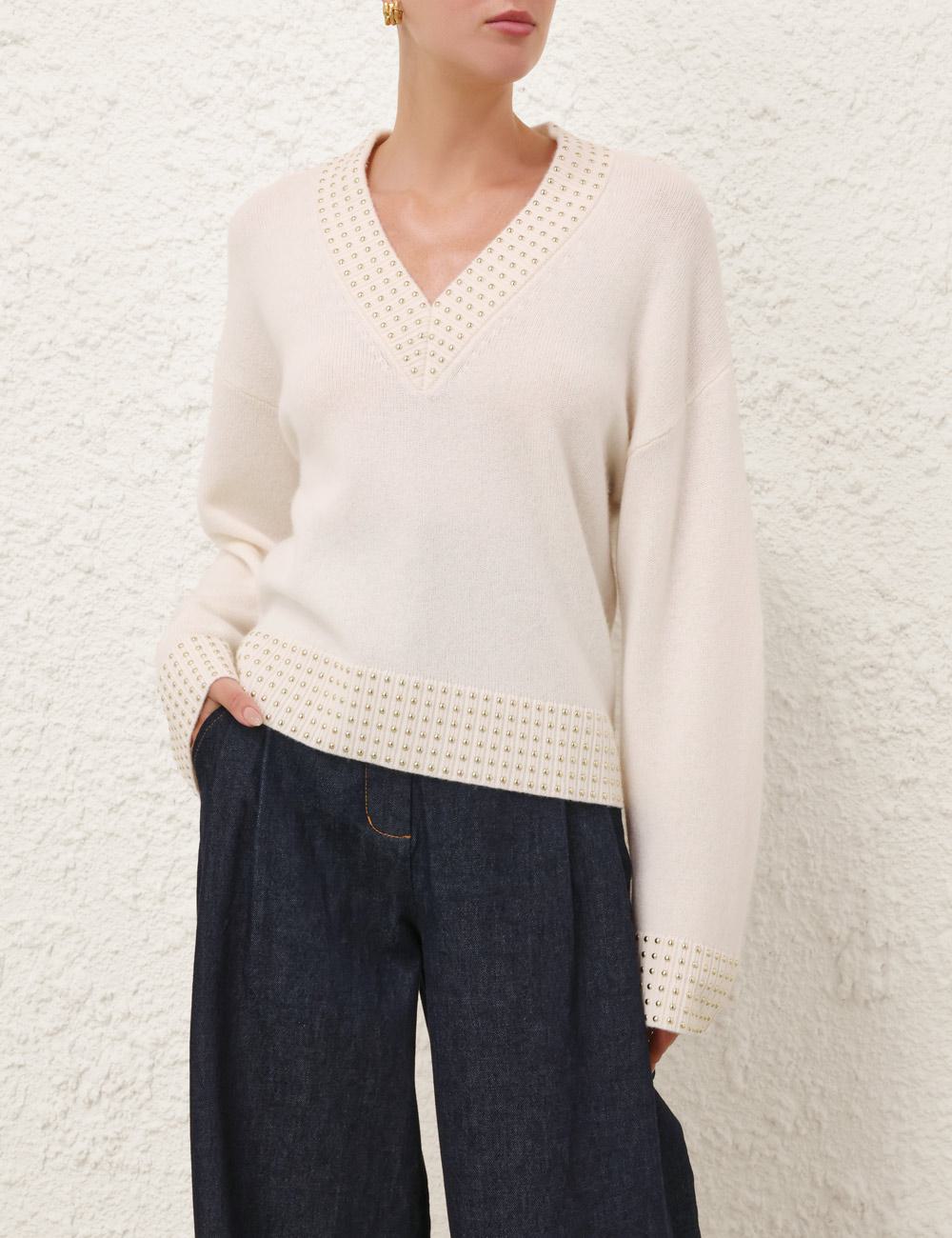 Rebellion Embellished Sweater