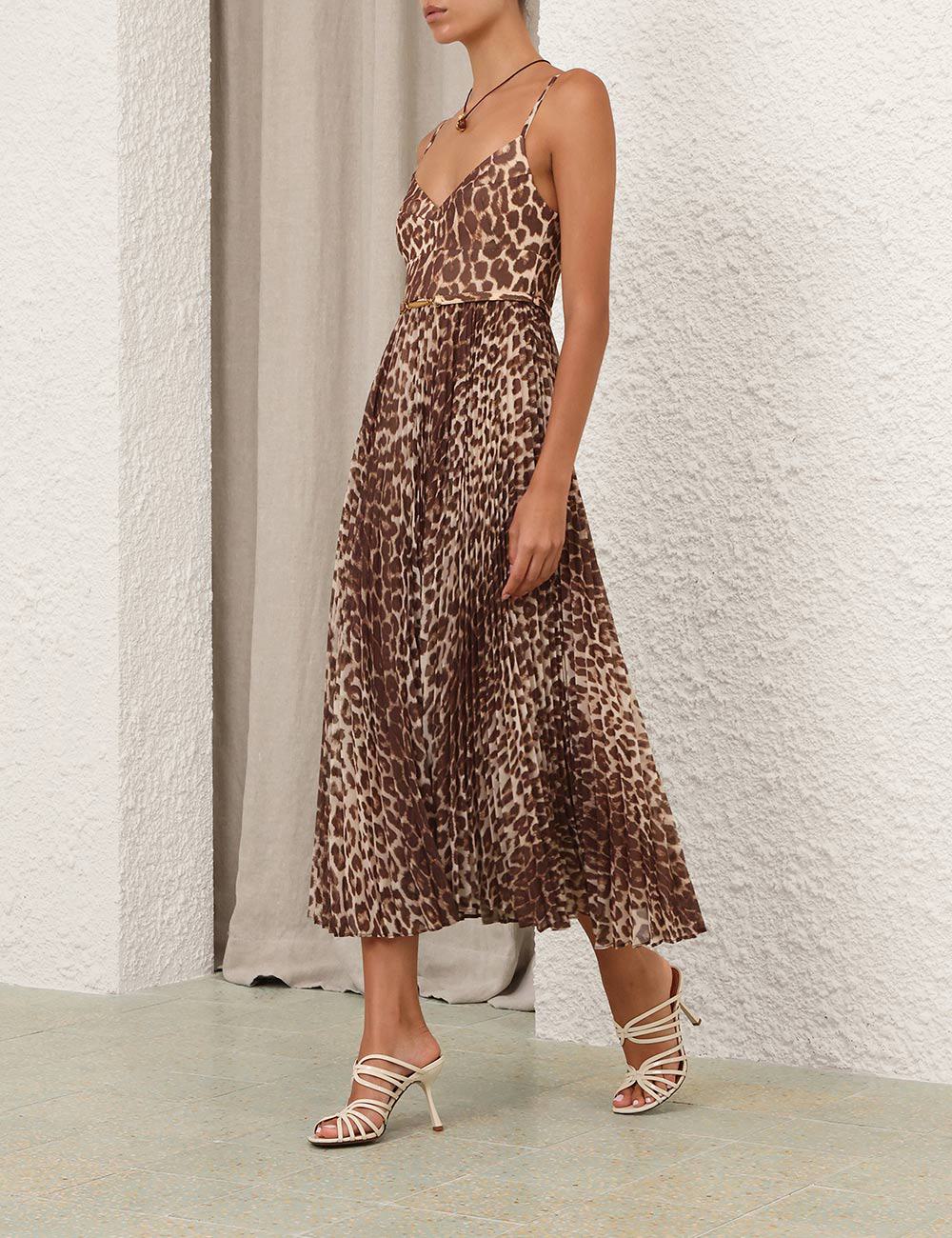 Sunray Pleated Picnic Dress